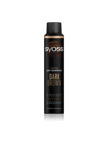 Syoss Dark Brown суш шампоан за тъмна коса 200 мл.