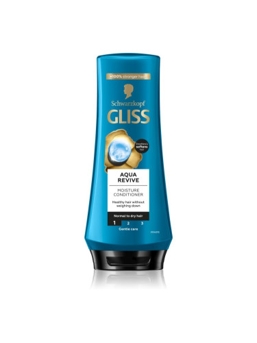 Schwarzkopf Gliss Aqua Revive балсам за коса за нормална към суха коса 200 мл.