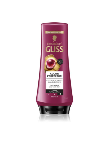 Schwarzkopf Gliss Color Perfector защитен балсам за боядисана коса 200 мл.