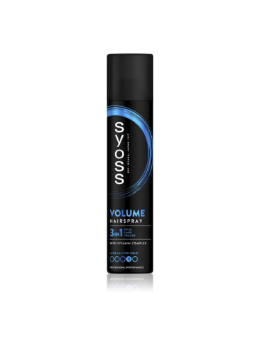 Syoss Volume Hairspray лак за коса със силна фиксация 48 часа 300 мл.