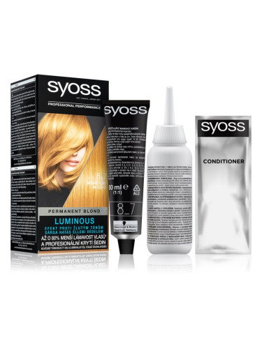 Syoss Color перманентната боя за коса цвят 8-7 Honey Blond 1 бр.