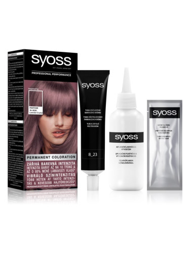Syoss Color перманентната боя за коса цвят 8-23 Lavender Crystal 50 мл.