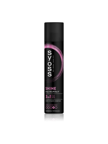 Syoss Shine лак за коса за блясък 300 мл.