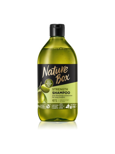 Nature Box Olive Oil защитен шампоан  срещу късане на  косата 385 мл.