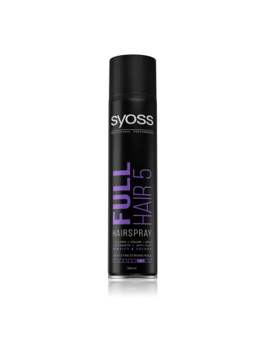 Syoss Full Hair 5 лак за коса с екстра силна фиксация 300 мл.