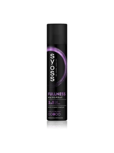 Syoss Fullness Hairspray лак за коса с екстра силна фиксация 300 мл.