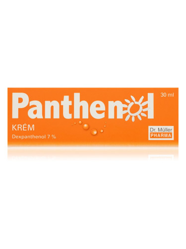 Dr. Müller Panthenol cream 7% хидратиращ и успокояващ крем след слънчеви бани 30 мл.