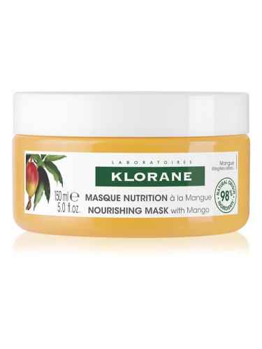 Klorane Mango Nourishing Mask интензивна подхранваща маска За коса 150 мл.