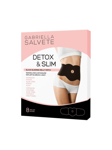 Gabriella Salvete Detox & Slim Black Slimming Belly Patch Отслабване Комплект