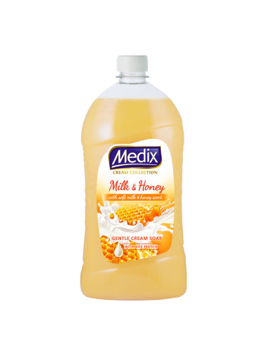 Сапун течен Medix пълн Milk&Honey 800мл