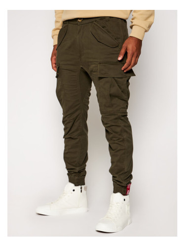 Alpha Industries Джогъри Airman 188201 Зелен Tapered Fit