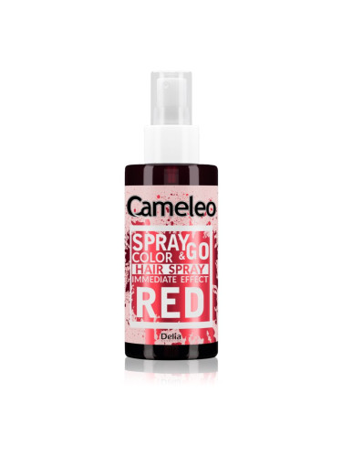 Delia Cosmetics Cameleo Spray & Go тониращ спрей за коса цвят Red 150 мл.