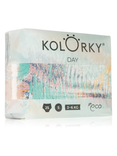 Kolorky Day Brushes еднократни ЕКО пелени размер S 3-6 Kg 25 бр.