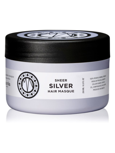 Maria Nila Sheer Silver Masque хидратираща и подхранваща маска за руса коса 250 мл.