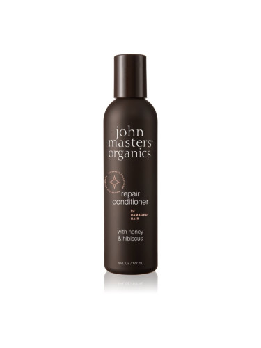 John Masters Organics Honey & Hibiscus Conditioner възстановяващ балсам за увредена коса 177 мл.