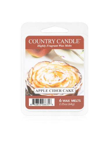Country Candle Apple Cider Cake восък за арома-лампа 64 гр.