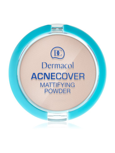 Dermacol Acne Cover компактна пудра за проблемна кожа, акне цвят Porcelain 11 гр.