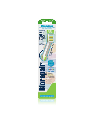 Biorepair Junior Medium/Soft четка за зъби за деца 6-12 1 бр.
