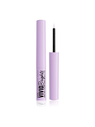 NYX Professional Makeup Vivid Brights течни очни линии цвят 07 Lilac Link 2 мл.