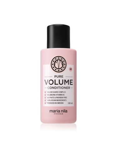 Maria Nila Pure Volume балсам за обем на нежна коса с хидратиращ ефект без сулфати 100 мл.
