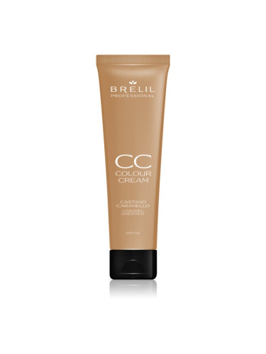 Brelil Professional CC Colour Cream оцветяващ крем за всички видове коса цвят Caramel Chestnut 150 мл.