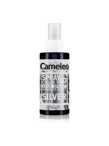 Delia Cosmetics Cameleo Spray & Go тониращ спрей за коса цвят Silver 150 мл.