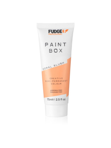 Fudge Paintbox полуперманентна боя за коса За коса цвят Coral Blush 75 мл.