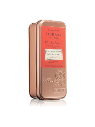 Paddywax Library Charles Dickens ароматна свещ 56 гр.