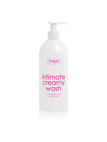 Ziaja Intimate Creamy Wash нежен гел за интимна хигиена s kyselinou mléčnou 500 мл.