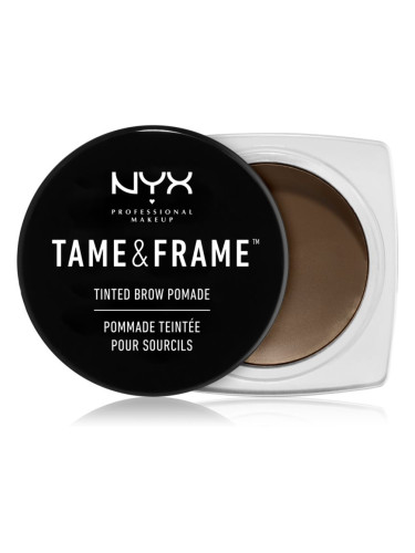 NYX Professional Makeup Tame & Frame Brow помада за вежди цвят 03 Brunette 5 гр.