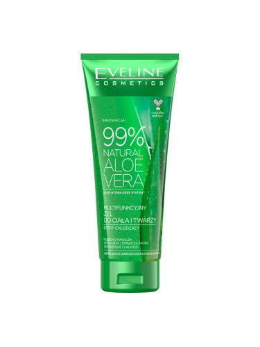 Eveline Cosmetics 99% Natural Aloe Vera хидратиращ гел за лице и тяло 250 мл.