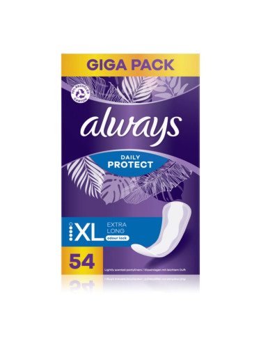 Always Daily Protect Extra Long дамски превръзки парфюмиран 54 бр.