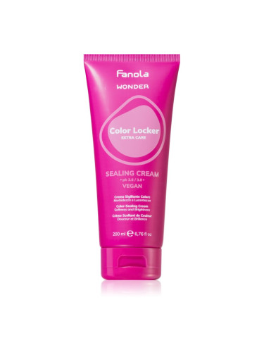 Fanola Wonder Color Locker Extra Care Sealing Cream изглаждащ крем за коса за боядисана коса 200 мл.