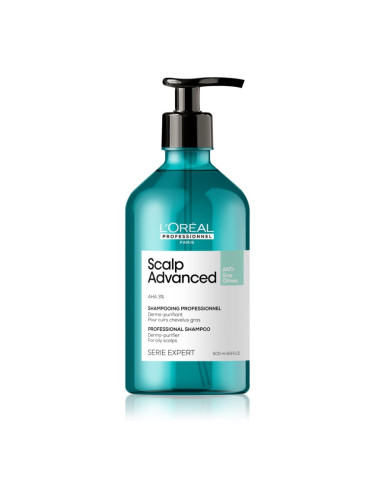 L’Oréal Professionnel Serie Expert Scalp Advanced почистващ шампоан за мазна кожа на скалпа 500 мл.