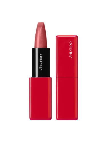 Shiseido Makeup Technosatin gel lipstick сатенено червило цвят 408 Voltage Rose 4 гр.
