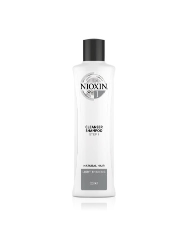 Nioxin System 1 Cleanser Shampoo почистващ шампоан за фина към нормална коса 300 мл.