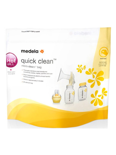 Medela Quick Clean™ пликчета за стерилизиране 5 бр.