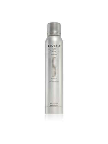 Biosilk Silk Therapy Shine On стилизиращ спрей за блясък и мекота на косата 150 гр.