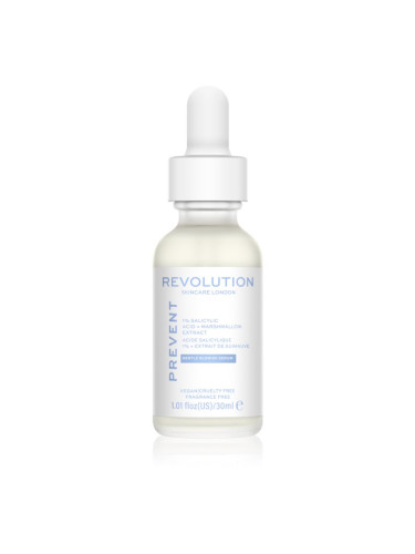 Revolution Skincare Super Salicylic 1% Salicylic Acid & Marshmallow Extract серум за редуциране на разширени пори и тъмни петна 30 мл.