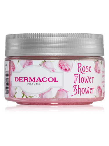 Dermacol Flower Care Rose захарен скраб за тяло 200 гр.