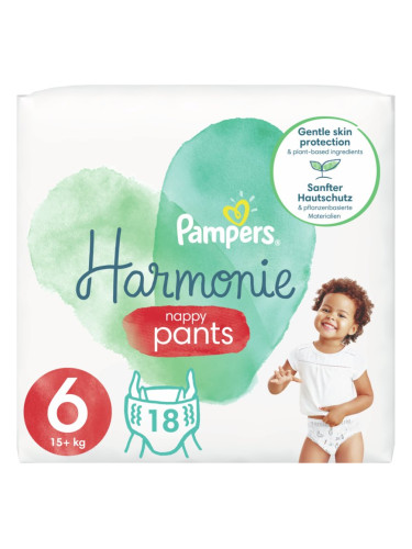 Pampers Harmonie Pants Size 6 пелени-гащички 15+ kg 18 бр.