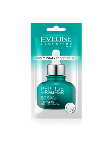 Eveline Cosmetics Face Therapy Peptide маска-крем за регенерация и възстановяване на кожата 8 мл.