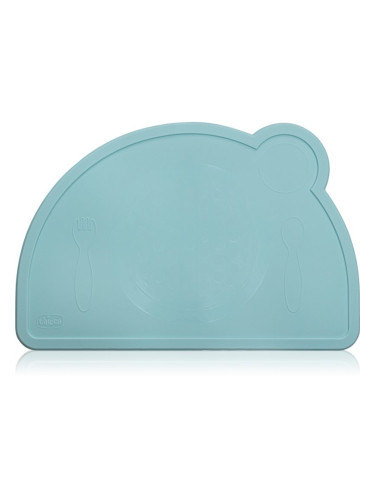 Chicco Placemat силиконови подложки за хранене Blue-green 18m+ 1 бр.