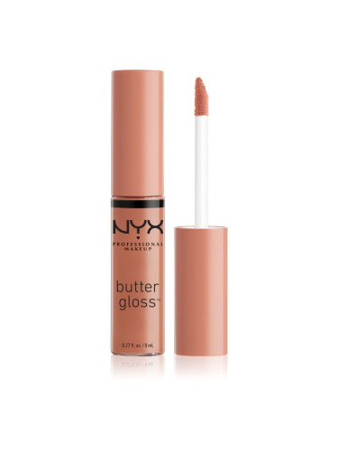 NYX Professional Makeup Butter Gloss блясък за устни цвят 14 Madeleine 8 мл.