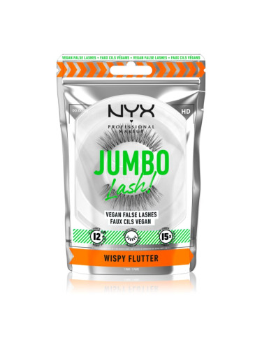 NYX Professional Makeup Jumbo Lash! изкуствени мигли тип 03 Wispy Flutter 2 бр.