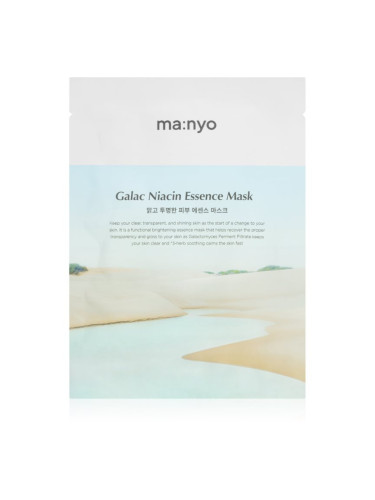 ma:nyo Galac Niacin Essence озаряваща платнена маска с хидратиращ ефект 30 гр.