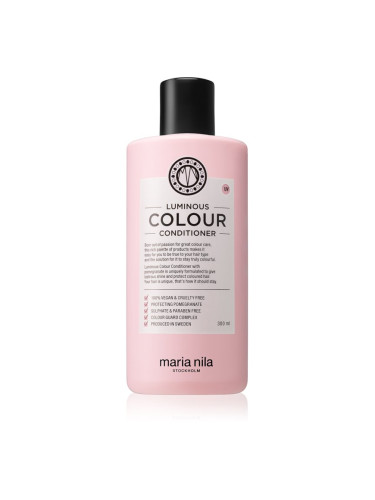 Maria Nila Luminous Colour Conditioner озаряващ и подсилващ балсам за боядисана коса без сулфати 300 мл.