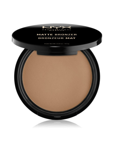 NYX Professional Makeup Matte Bronzer бронзант цвят 04 Dark Tan 9.5 гр.