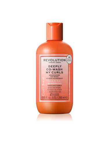 Revolution Haircare My Curls 3+4 Deeply Co-Wash My Curls почистващ балсам за къдрава коса 250 мл.