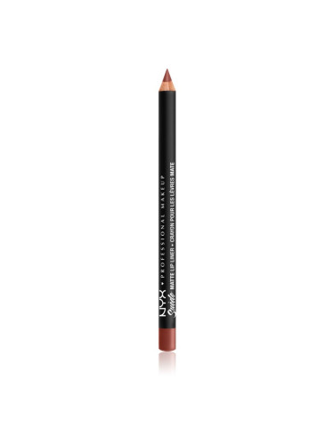 NYX Professional Makeup Suede Matte  Lip Liner матиран молив за устни цвят 34 Alabama 1 гр.